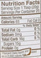 The Nutrition Facts of Breitsamer Sunflower Raw Honey Jar 