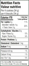 The Nutrition Facts of This is the Nutrition of Britannia Good Day Pista-Almond (8Packs).