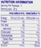 This is the Nutrition of Britannia Milk Bikis Biscuits.