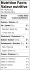 This is the Nutrition of Britannia Milk Rusk.