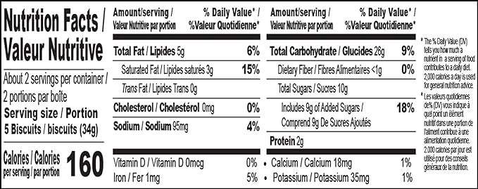 This is the Nutrition of Britannia Nice Time Biscuit.