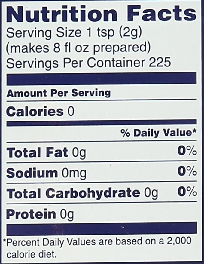 This is the Nutrition of Brooke Bond Taj Mahal Tea.