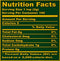 This is the Nutrition of Bru Instant Coffee - Bottled.