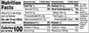 The Nutrition Facts of Campbells Cream of Mush Soup 