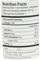 The Nutrition Facts of Chaokoh Sugar Cane 