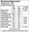 This is the Nutrition of Ching's Veg Hakka Noodles.