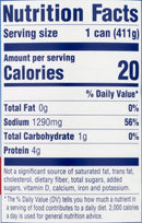 The Nutrition Facts of College Inn Beef Broth 