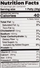 The Nutrition Facts of Colonel Kababz Chicken Shami Kabab 