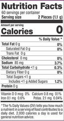 The Nutrition Facts of Dabur Hajmola Imli