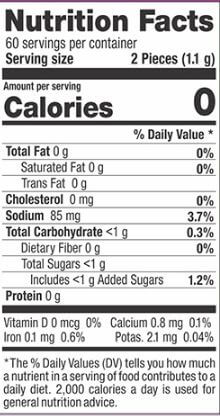 The Nutrition Facts of Dabur Hajmola Imli