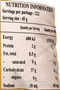 The Nutrition Facts of The Nutrition Facts of Deccan Kerala Matta Rice