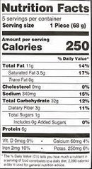 The Nutrition Facts of Deep Ajwain Paratha (5pcs) 