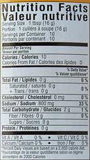 The Nutrition Facts of Deep Amba Haldar Pickle 