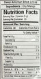 The Nutrition Facts of Deep Amchur slice 