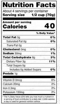 The Nutrition Facts of Deep Amla Slices