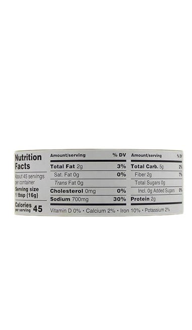 The Nutrition Facts of Deep Chana Methi Mango Pickle 