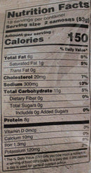 The Nutrition Facts of Deep Chicken Tikka Samosa 