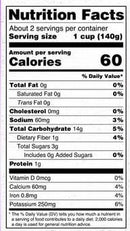 The Nutrition Facts of Deep Diced Green Mango