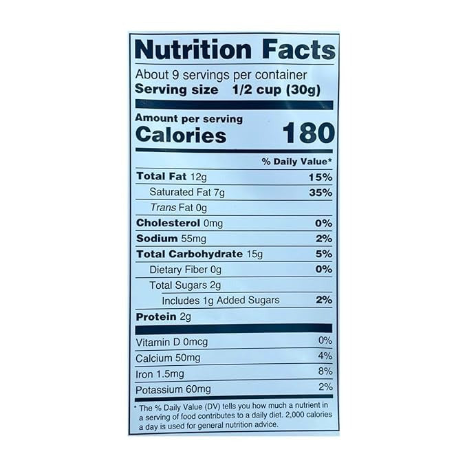 This is the Nutrition of Deep Diet Chiwda.