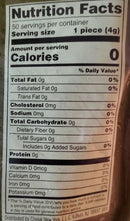 The Nutrition Facts of Deep Ginger Garlic Cubes