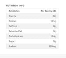 The Nutrition Facts of Deep Ginger Paste large 