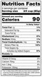 The Nutrition Facts of Deep Green Chana