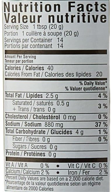 The Nutrition Facts of Deep Green Chilli Pickle 