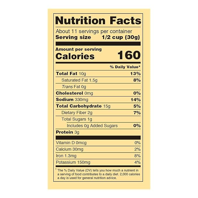 This is the Nutrition of Deep Hot Mix.