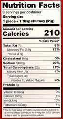 The Nutrition Facts of Deep Jumbo Samosa Punjabi (8pcs) 