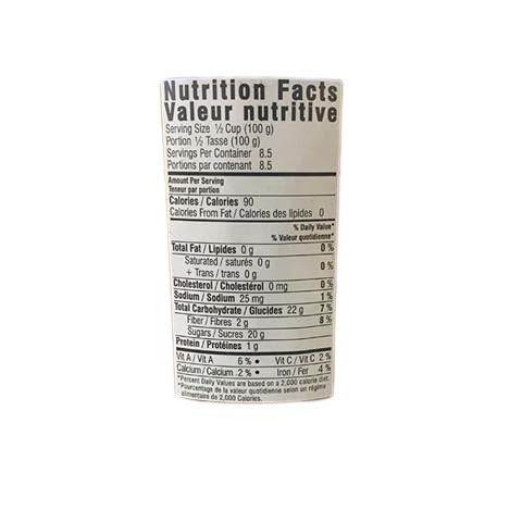 The Nutrition Facts of Deep Kesar Mango Pulp 