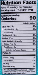 The Nutrition Facts of Deep Low Fat Yogurt