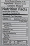 The Nutrition Facts of Deep Mustard Seeds 