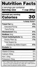 The Nutrition Facts of Deep Parval