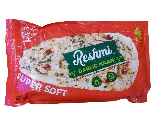 Deep Reshmi Garlic Naan (4pcs) | MirchiMasalay