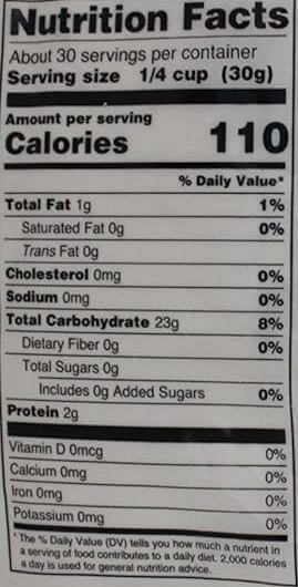 The Nutrition Facts of Deep Rice flour