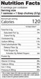 The Nutrition Facts of Deep Samosa- Potato & Pea (8pcs) 