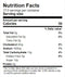 The Nutrition Facts of Deep Shredded Mango  Chundo Pickle 