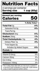 The Nutrition Facts of Deep Snake Gourd- Ring Cut