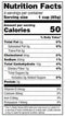 The Nutrition Facts of Deep Snake Gourd- Ring Cut