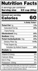 The Nutrition Facts of Deep Surati Undhiu Mix