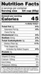 The Nutrition Facts of Deep Surti Papdi Lilva