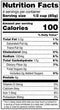 The Nutrition Facts of Deep Tuvar Lilva