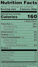 This is the Nutrition of Deep Whole Wheat Khari.