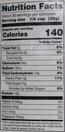 The Nutrition Facts of Deep soya bean flour