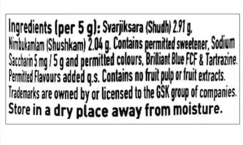 The Nutrition Facts of Eno Fruit Salt- Lemon Flavor