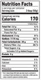 The Nutrition Facts of GITS Gota Mix