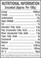 The Nutrition Facts of GITS Kalakand Mix
