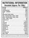 The Nutrition Facts of GITS Vermicelli Kheer Mix