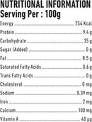 The Nutrition Facts of Gits Chana Masala Ready Meal 