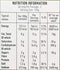 The Nutrition Facts of Gits Pau Bhaji Ready Meals 